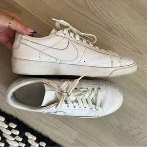 White Nike sneakers